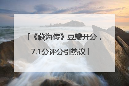 《藏海传》豆瓣开分，7.1分评分引热议