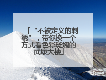 “不被定义的刺绣”，带你换一个方式看色彩斑斓的武康大楼