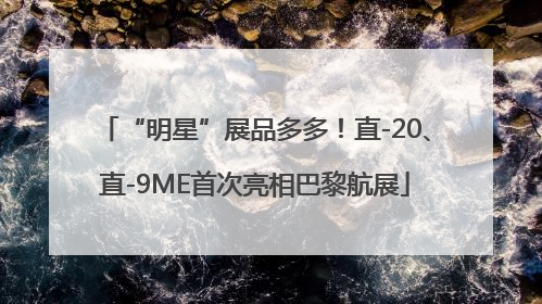 “明星”展品多多！直-20、直-9ME首次亮相巴黎航展