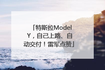 特斯拉Model Y，自己上路、自动交付！雷军点赞