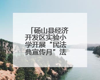 砀山县经济开发区实验小学开展“民法典宣传月”法治教育宣传