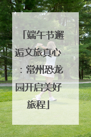 端午节邂逅文旅真心：常州恐龙园开启美好旅程