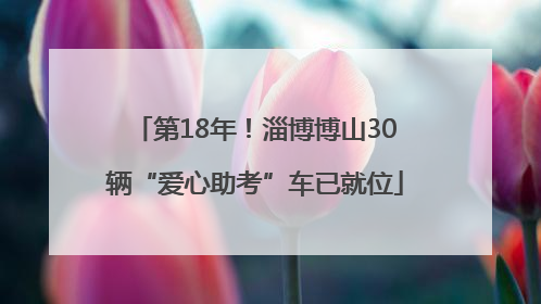 第18年！淄博博山30辆“爱心助考”车已就位