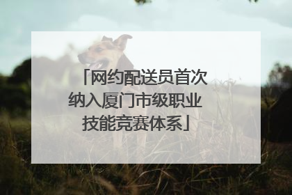 网约配送员首次纳入厦门市级职业技能竞赛体系