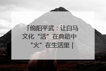 绵阳平武：让白马文化“活”在典籍中 “火”在生活里｜新闻发布最前线