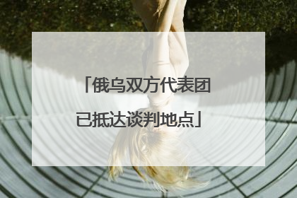 俄乌双方代表团已抵达谈判地点