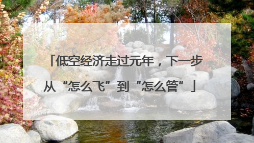 低空经济走过元年，下一步从“怎么飞”到“怎么管”