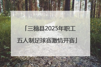 三穗县2025年职工五人制足球赛激情开赛