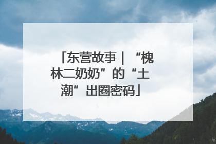 东营故事｜“槐林二奶奶”的“土潮”出圈密码