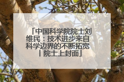 中国科学院院士刘维民：技术进步来自科学边界的不断拓宽丨院士上封面