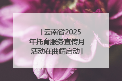 云南省2025年托育服务宣传月活动在曲靖启动