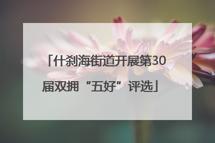 什刹海街道开展第30届双拥“五好”评选