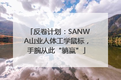 反卷计划：SANWA山业人体工学鼠标，手腕从此“躺赢”