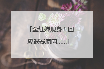 全红婵现身！回应退赛原因……
