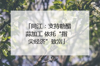 同江：支持糖醋蒜加工 依托“指尖经济”致富