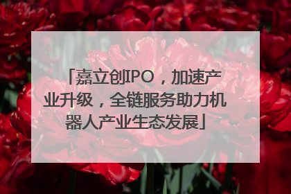 嘉立创IPO，加速产业升级，全链服务助力机器人产业生态发展