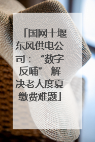 国网十堰东风供电公司：“数字反哺” 解决老人度夏缴费难题