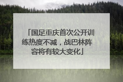 国足重庆首次公开训练热度不减，战巴林阵容将有较大变化
