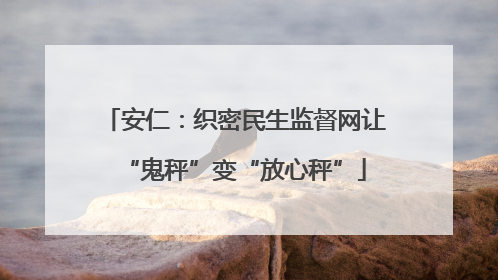 安仁：织密民生监督网让“鬼秤”变“放心秤”