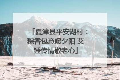 夏津县平安湖村：粽香包意暖夕阳 艾锤传情敬老心