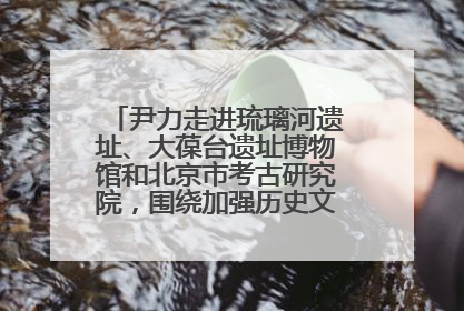 尹力走进琉璃河遗址、大葆台遗址博物馆和北京市考古研究院，围绕加强历史文化名城保护调研