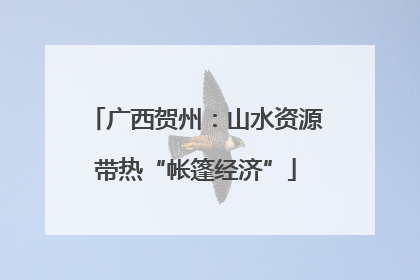 广西贺州：山水资源带热“帐篷经济”