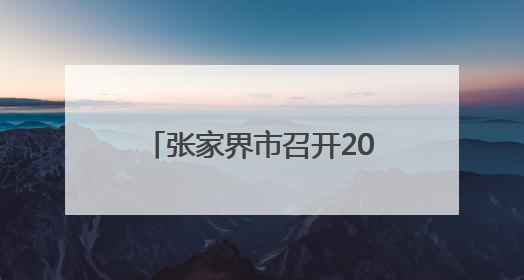 张家界市召开2025年第二次市委旅工委主任会议