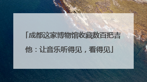 成都这家博物馆收藏数百把吉他：让音乐听得见，看得见