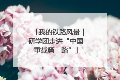我的铁路风景｜研学团走进“中国重载第一路”