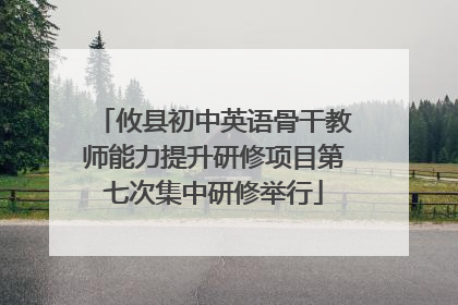 攸县初中英语骨干教师能力提升研修项目第七次集中研修举行