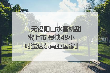 无锡阳山水蜜桃甜蜜上市 最快48小时送达东南亚国家