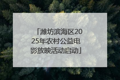 潍坊滨海区2025年农村公益电影放映活动启动