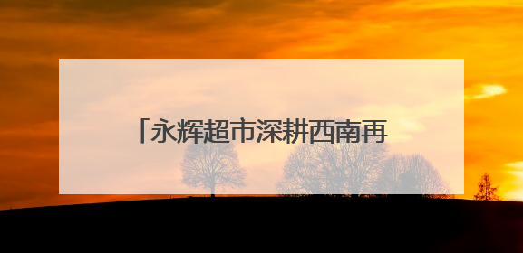 永辉超市深耕西南再落子 “胖改”加速全国门店数量达112家丨新经济观察