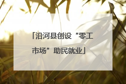 沿河县创设“零工市场”助民就业