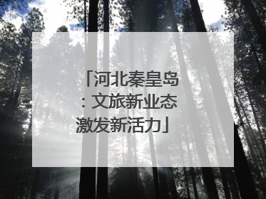 河北秦皇岛：文旅新业态激发新活力