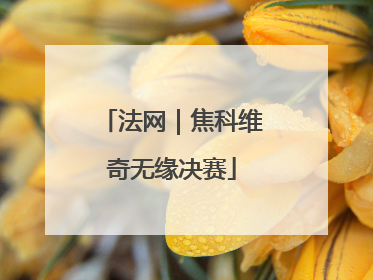 法网｜焦科维奇无缘决赛