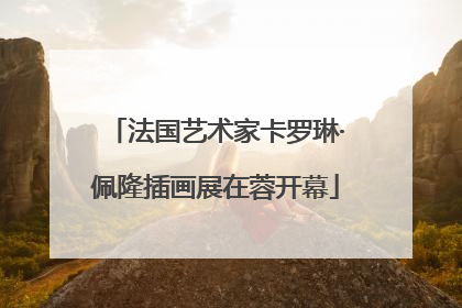 法国艺术家卡罗琳·佩隆插画展在蓉开幕
