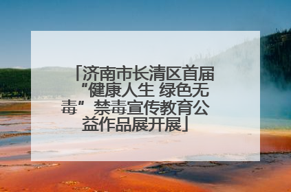 济南市长清区首届“健康人生 绿色无毒”禁毒宣传教育公益作品展开展