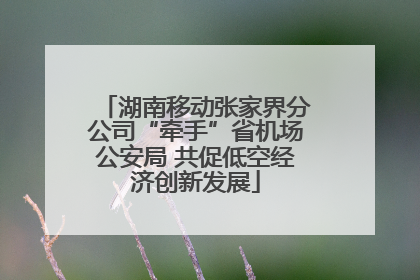 湖南移动张家界分公司“牵手”省机场公安局 共促低空经济创新发展