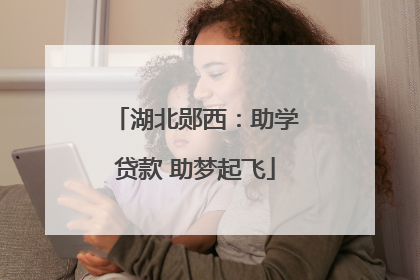 湖北郧西：助学贷款 助梦起飞