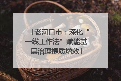 老河口市：深化“一线工作法”赋能基层治理提质增效