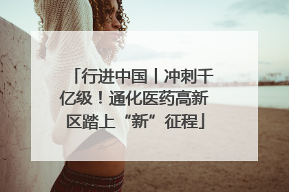 行进中国丨冲刺千亿级！通化医药高新区踏上“新”征程