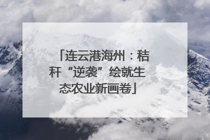 连云港海州：秸秆“逆袭”绘就生态农业新画卷
