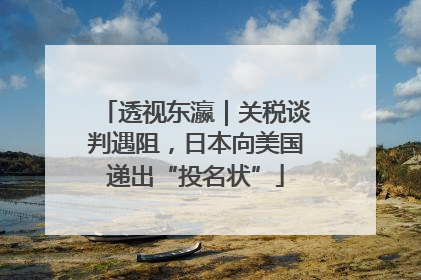 透视东瀛｜关税谈判遇阻，日本向美国递出“投名状”