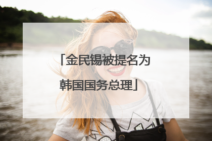 金民锡被提名为韩国国务总理