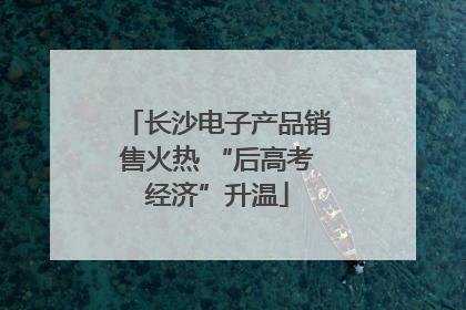 长沙电子产品销售火热 “后高考经济”升温