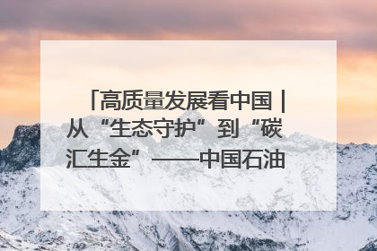 高质量发展看中国｜从“生态守护”到“碳汇生金”——中国石油大庆油田绿色蝶变