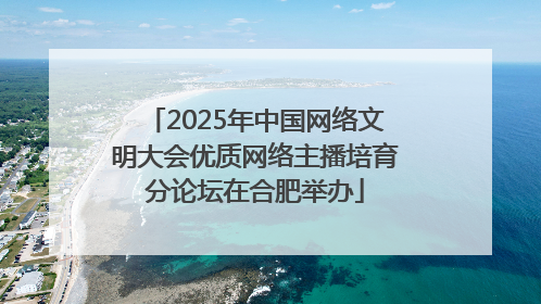 2025年中国网络文明大会优质网络主播培育分论坛在合肥举办