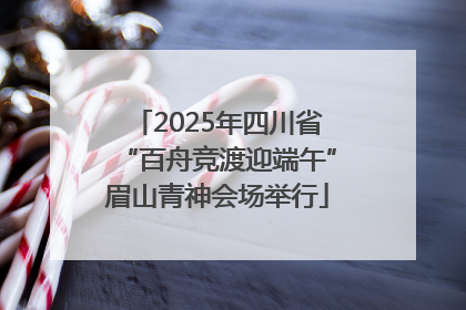 2025年四川省“百舟竞渡迎端午”眉山青神会场举行