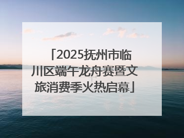 2025抚州市临川区端午龙舟赛暨文旅消费季火热启幕